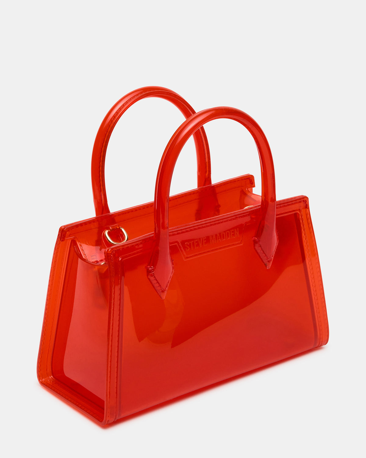 PEACH Jelly Bag Red Mini Crossbody Top-Handle Handbag - Steve Madden