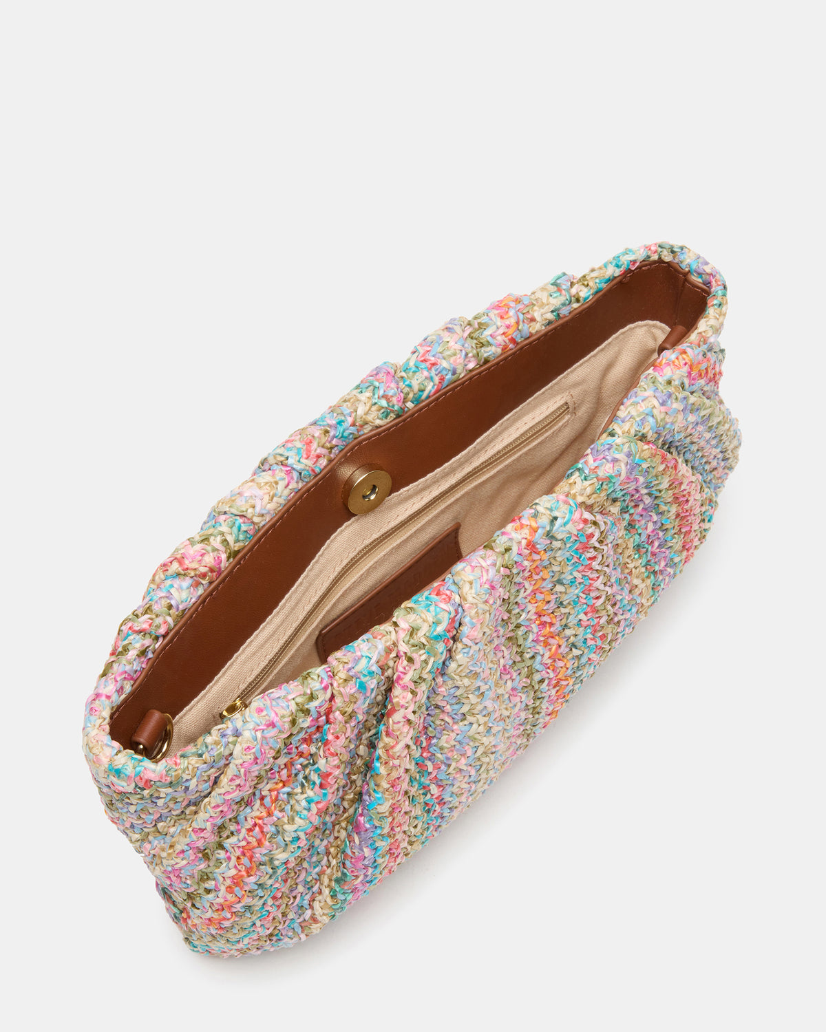 PALOMAA Bag Multi Straw Clutch Crossbody Handbag - Steve Madden
