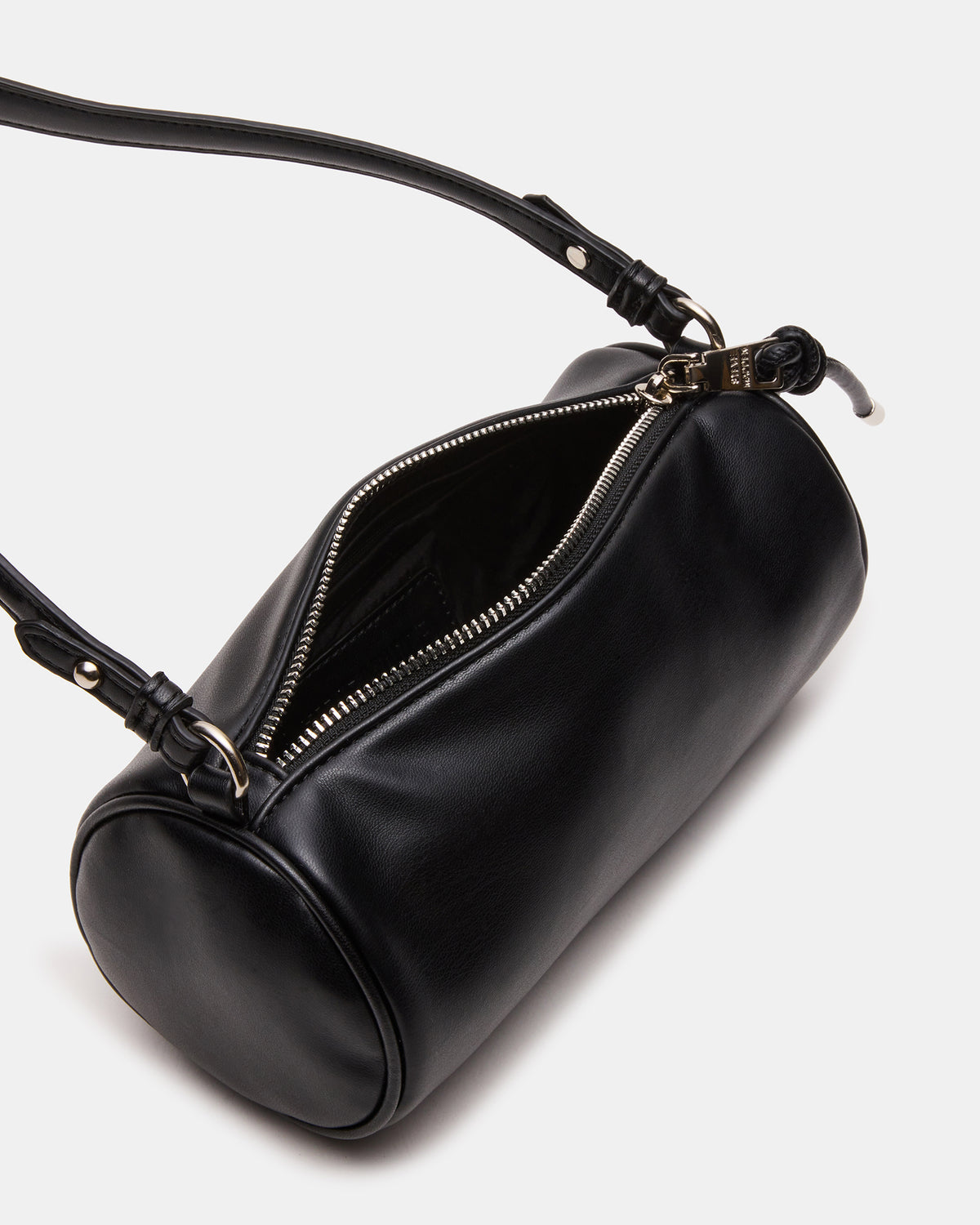 PRIYA Bag Black Mini Barrel Shoulder Handbag - Steve Madden