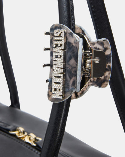 CANDICE Bag Black Shoulder Strap Box Satchel Handbag - Steve Madden