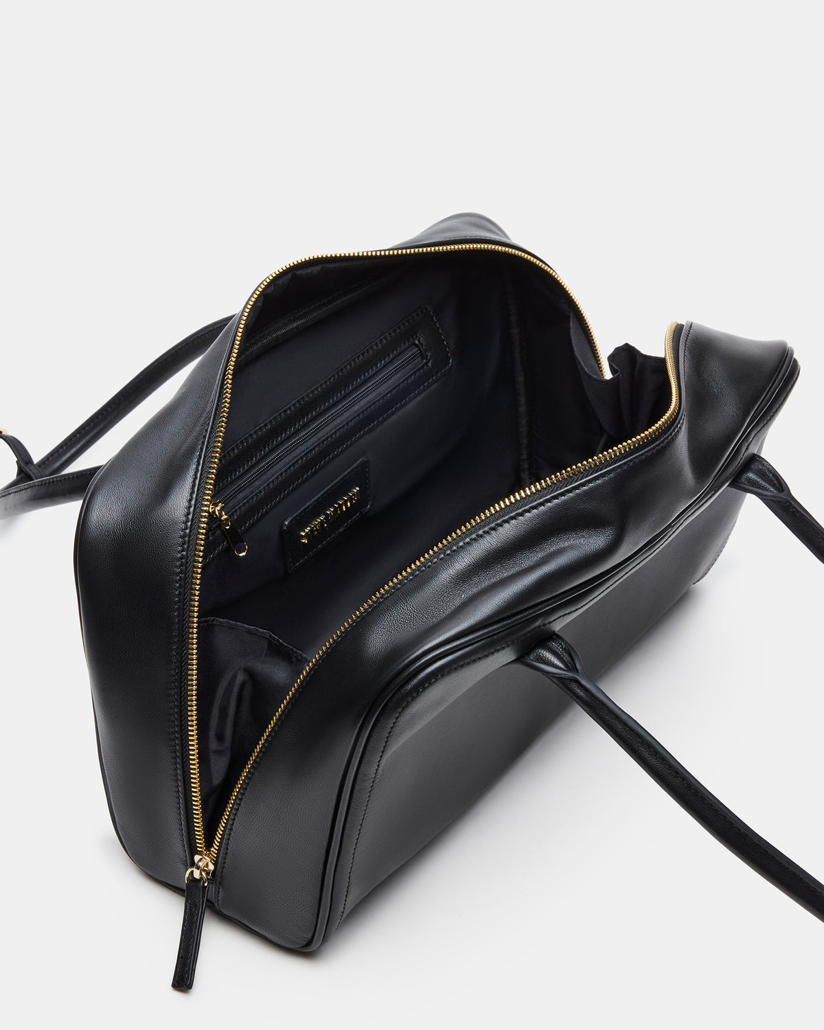 CANDICE Bag Black Shoulder Strap Box Satchel Handbag - Steve Madden