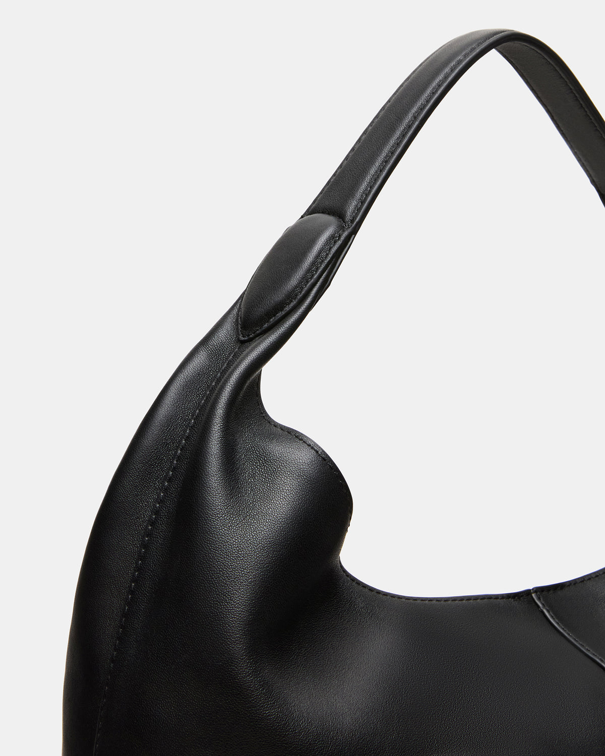 COLLINS Bag Black Hobo Slouchy Shoulder Strap Tote Handbag - Steve Madden