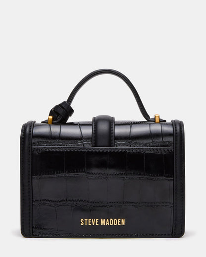 CLARK Bag Black Structured Top-Handle Mini Handbag - Steve Madden
