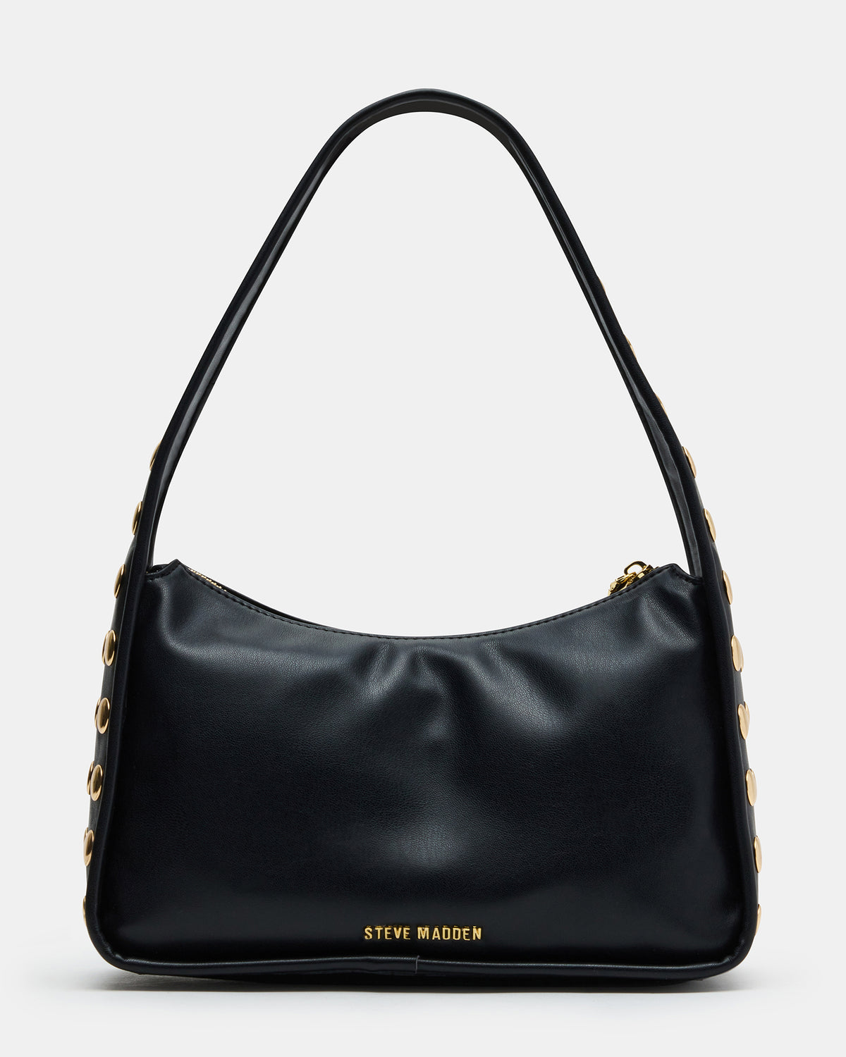 CHEYANN Bag Black Hobo Dome-Studded Shoulder Strap Women's Handbag - Steve Madden