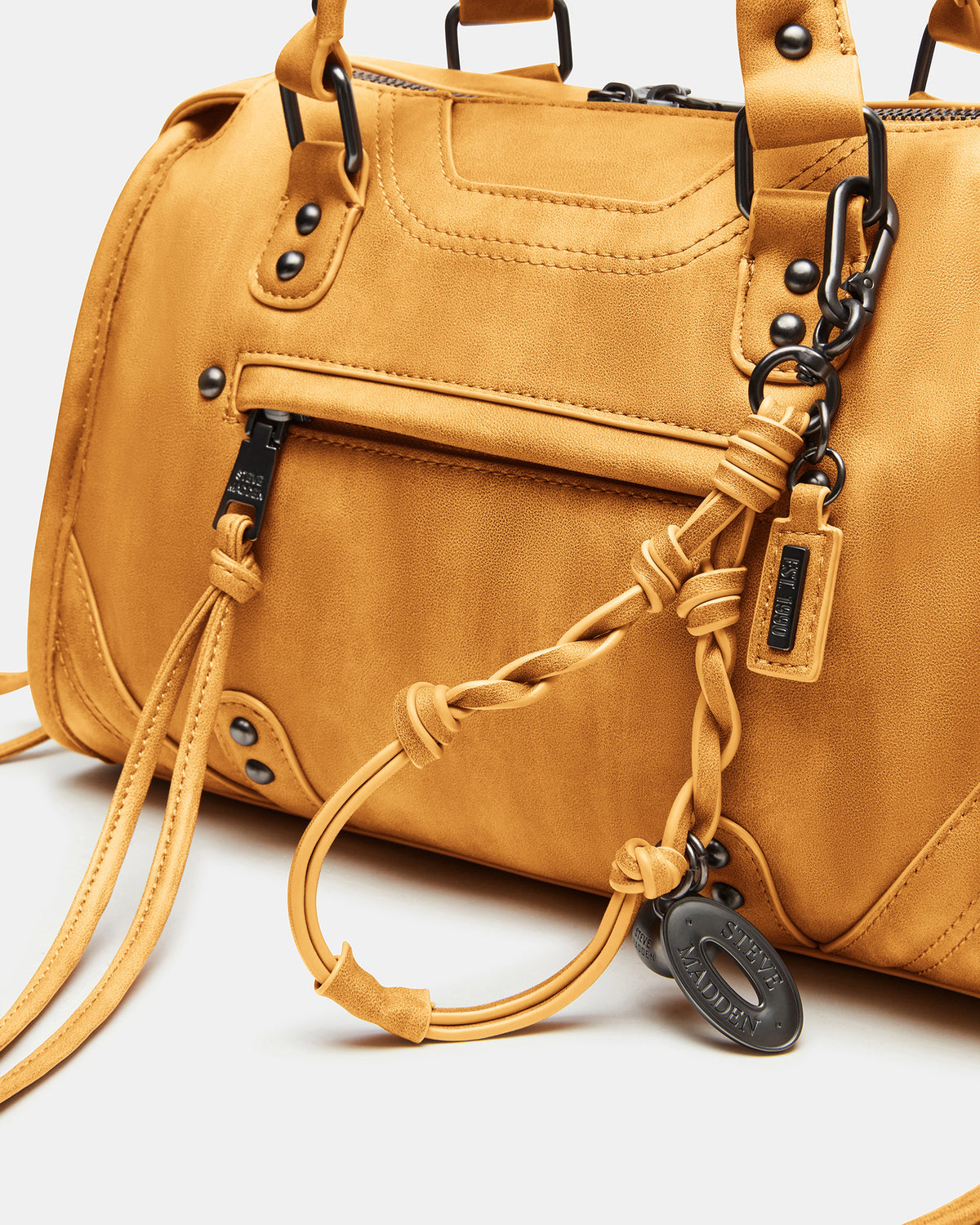 RIGGS Bag Banana Slouchy Top-Handle Crossbody Satchel Handbag - Steve Madden