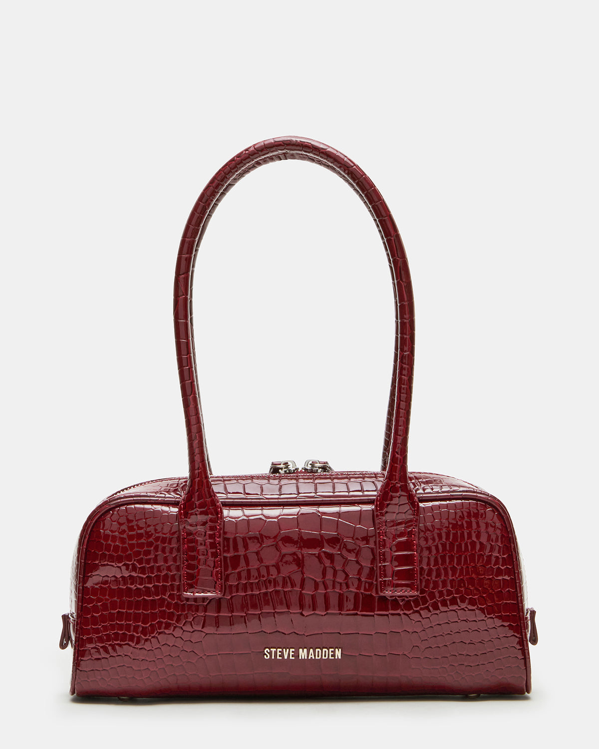 ANISE Bag Red Crocodile Elongated Shoulder Strap Handbag - Steve Madden