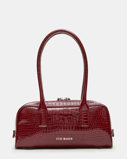 ANISE Bag Red Crocodile Elongated Shoulder Strap Handbag - Steve Madden