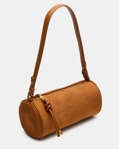 PRIYA Bag Tobacco Mini Barrel Shoulder Handbag - Steve Madden