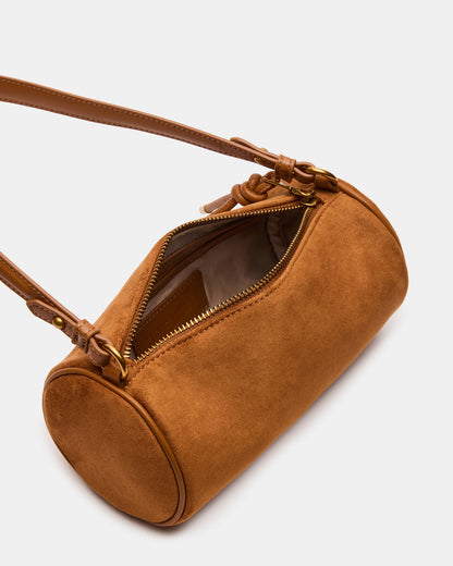 PRIYA Bag Tobacco Mini Barrel Shoulder Handbag - Steve Madden