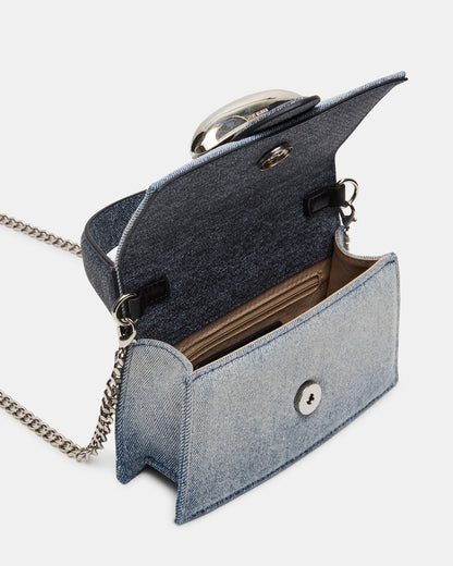 MISHELL Bag Denim Top-Handle Mini Handbag - Steve Madden