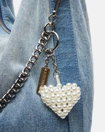 KREWE Bag Denim Slouchy Hobo Shoulder Strap Tote Handbag - Steve Madden