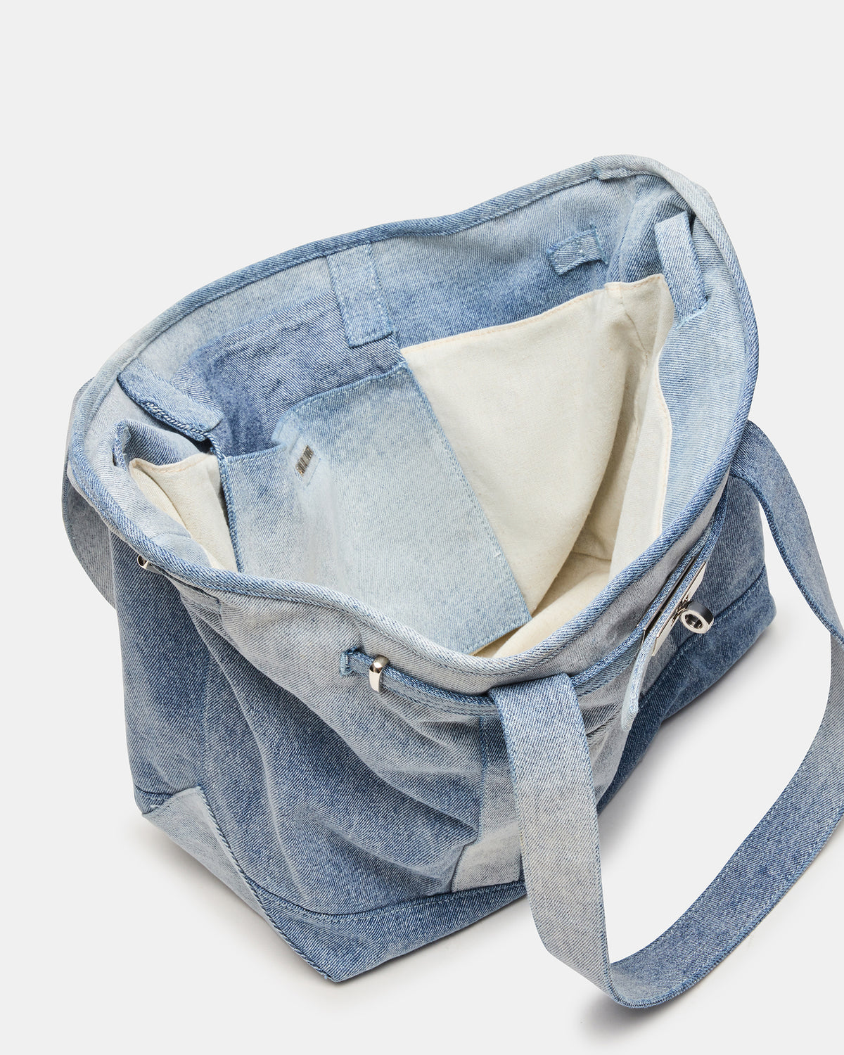 BOAT Bag Denim Shoulder Strap Denim Tote Handbag - Steve Madden