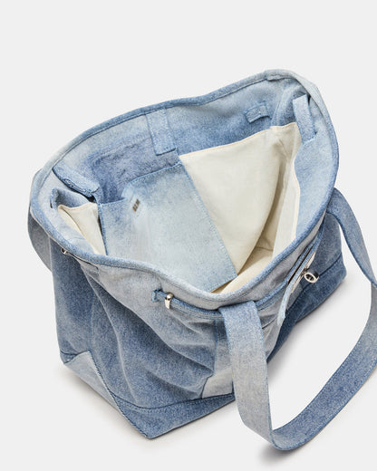 BOAT Bag Denim Shoulder Strap Denim Tote Handbag - Steve Madden