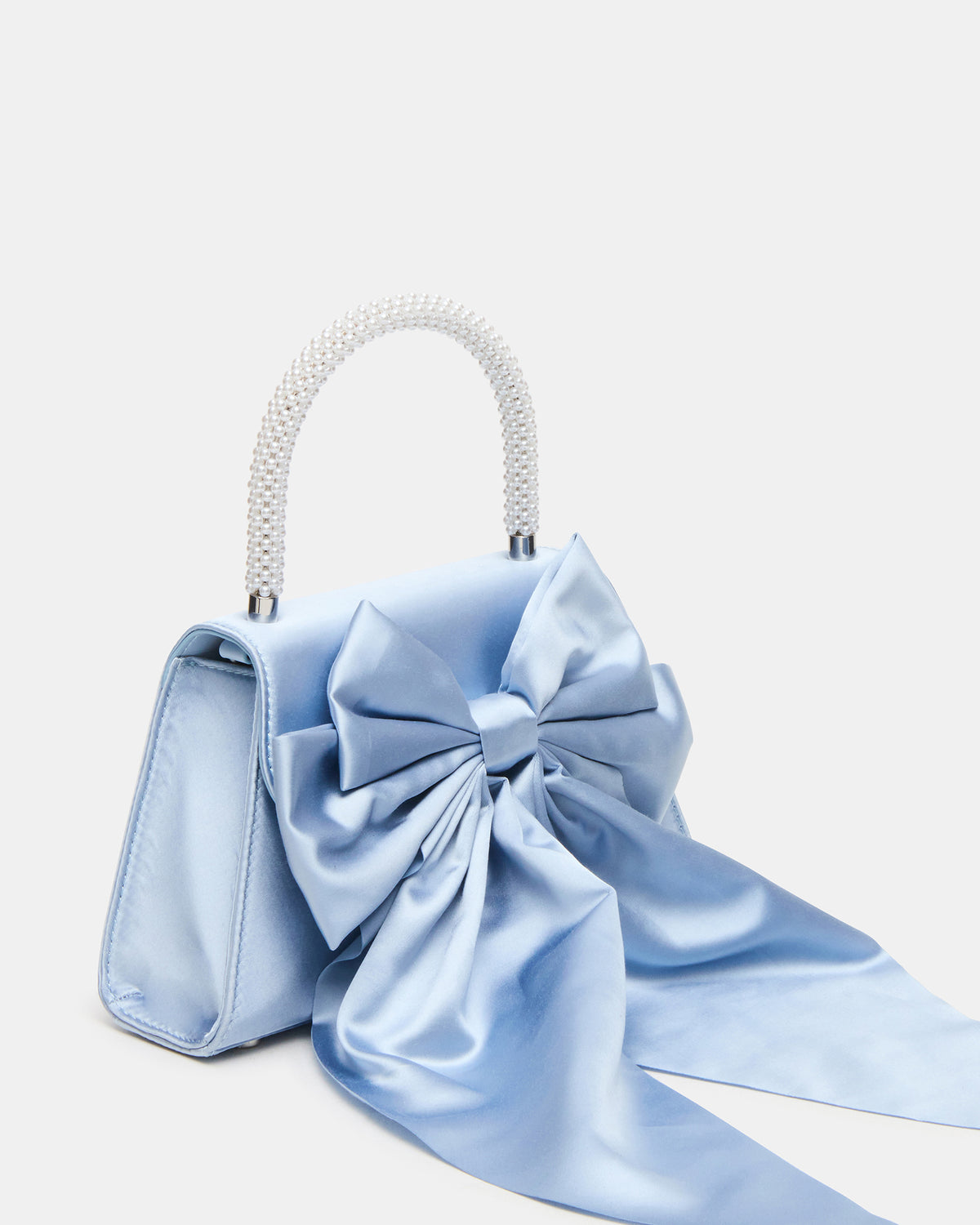COSETTE Bag Blue Beaded Top-Handle Mini Handbag - Steve Madden