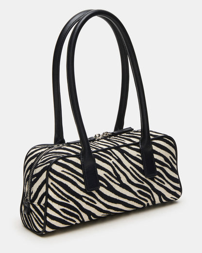 ANISE Bag Zebra Elongated Shoulder Strap Handbag - Steve Madden
