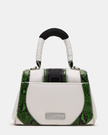 DIEGO Bag Green Metallic Crossbody Strap Women's Handbag - Steve Madden