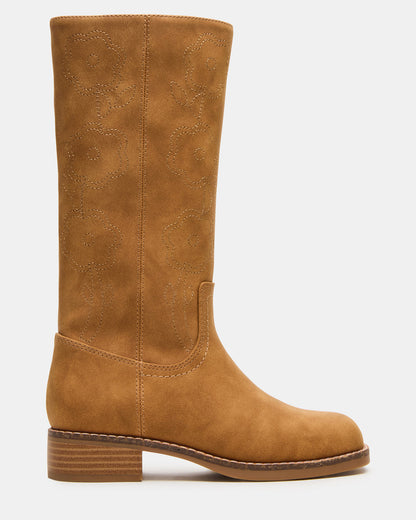 Kids' RIGGS Tan Knee-High Girl's Boot - Steve Madden