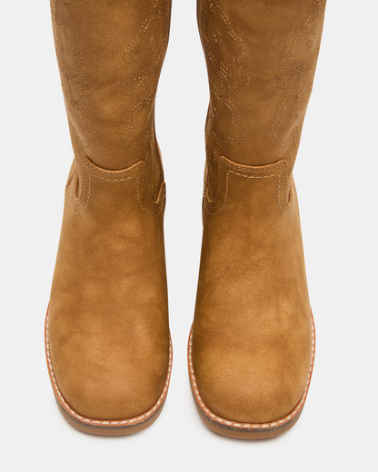Kids' RIGGS Tan Knee-High Girl's Boot - Steve Madden
