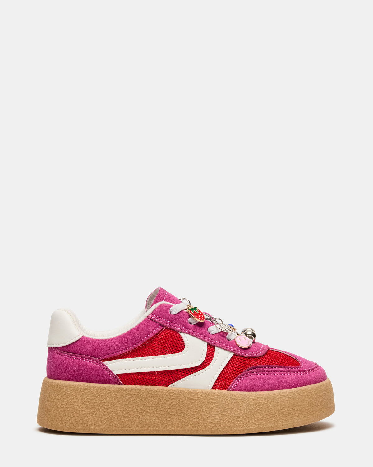 Kids' JERSEY Pink Girls' Low-Top Platform Sneaker - Steve Madden