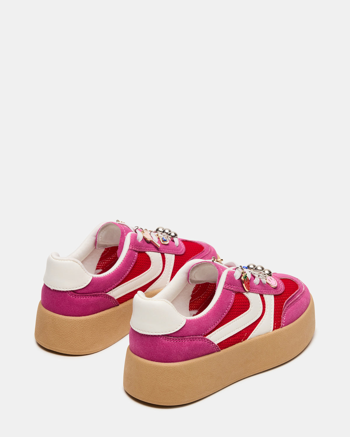 Kids' JERSEY Pink Girls' Low-Top Platform Sneaker - Steve Madden
