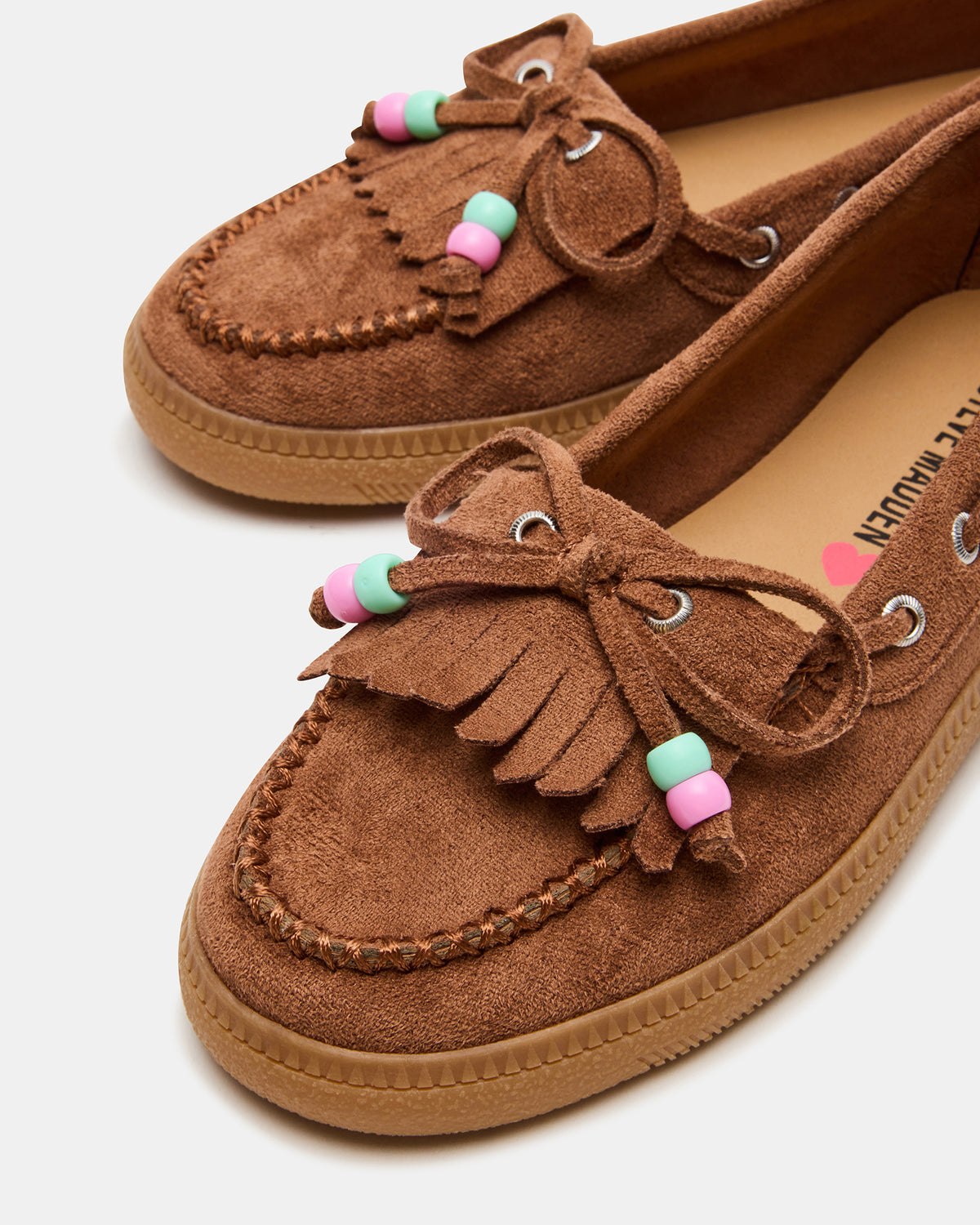 Kids' KRISP Cognac Girls' Boat Shoe Loafer - Steve Madden