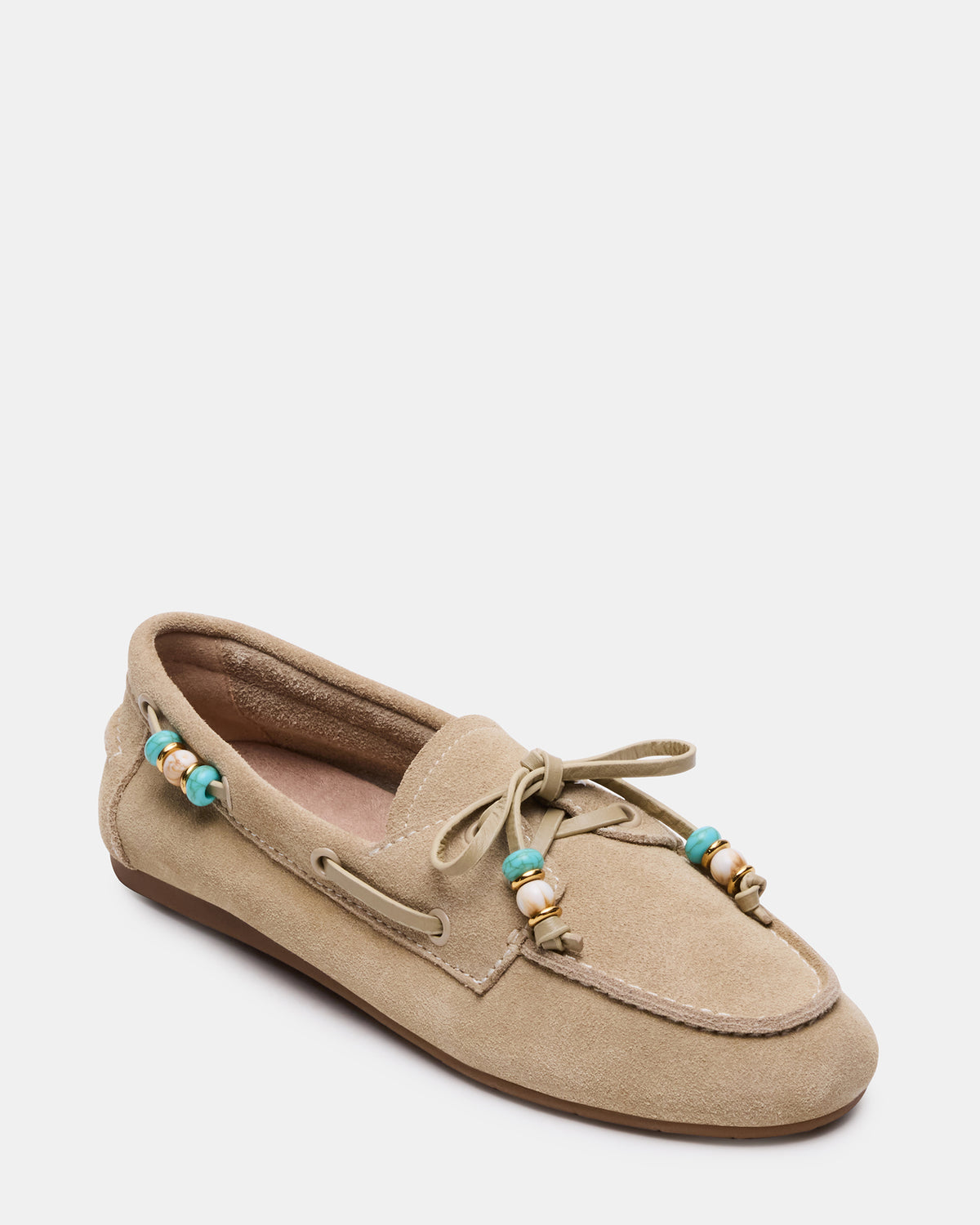SAG Beads Sand Suede Women's Boat Shoe - Steve Madden