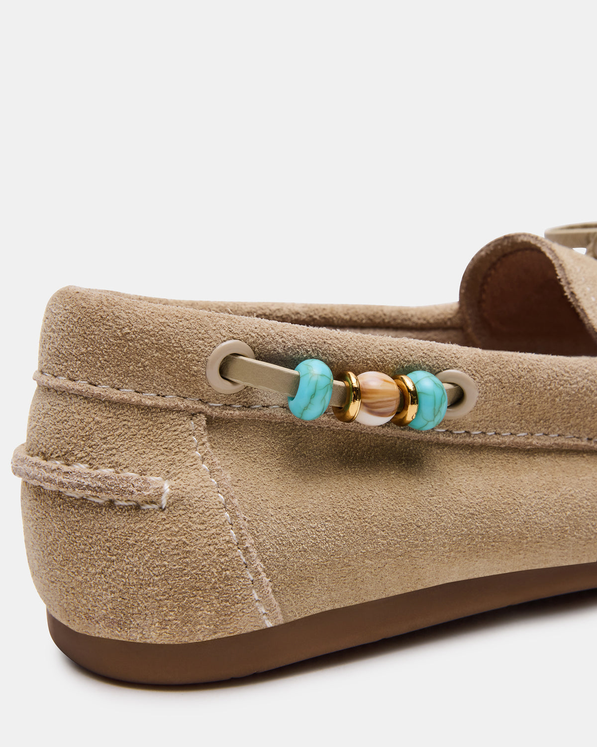 SAG Beads Sand Suede Women's Boat Shoe - Steve Madden