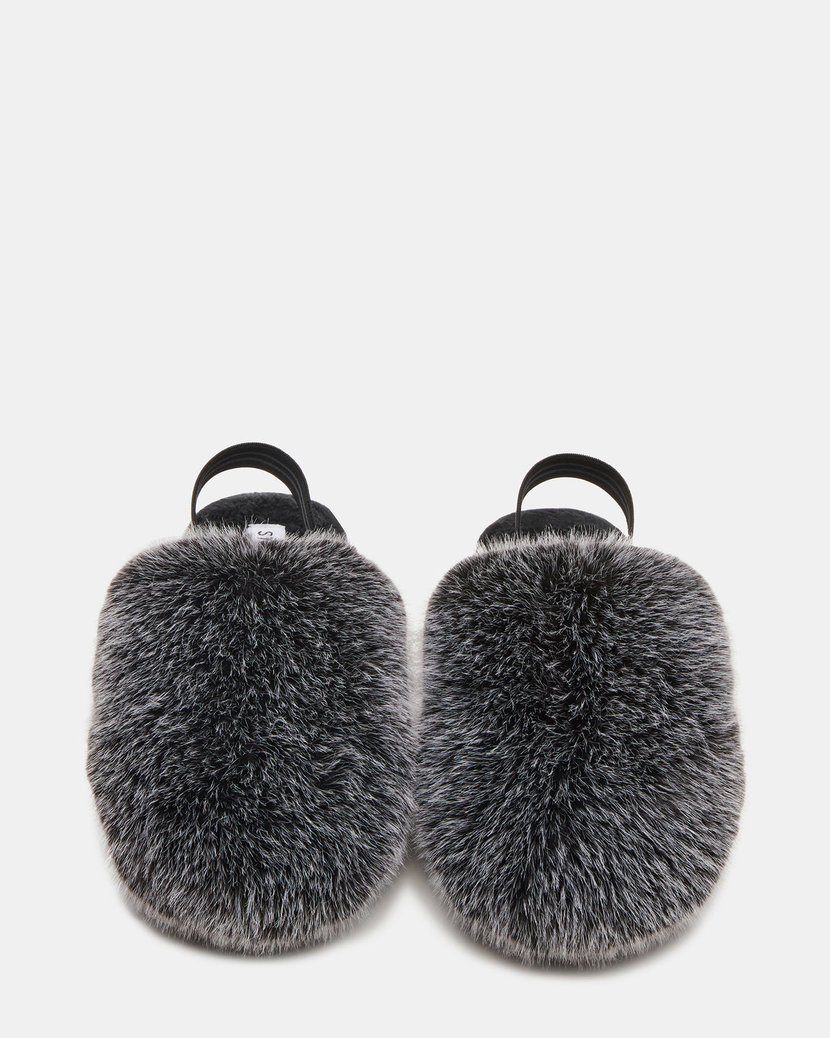 Kids' POOF Grey Slip-On Faux Fur Girls' Flat - Steve Madden