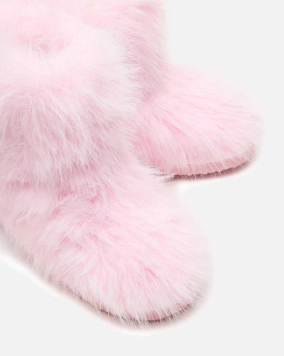 Kids' BEASTIE Pink Faux Fur Girls' Ankle Boot - Steve Madden