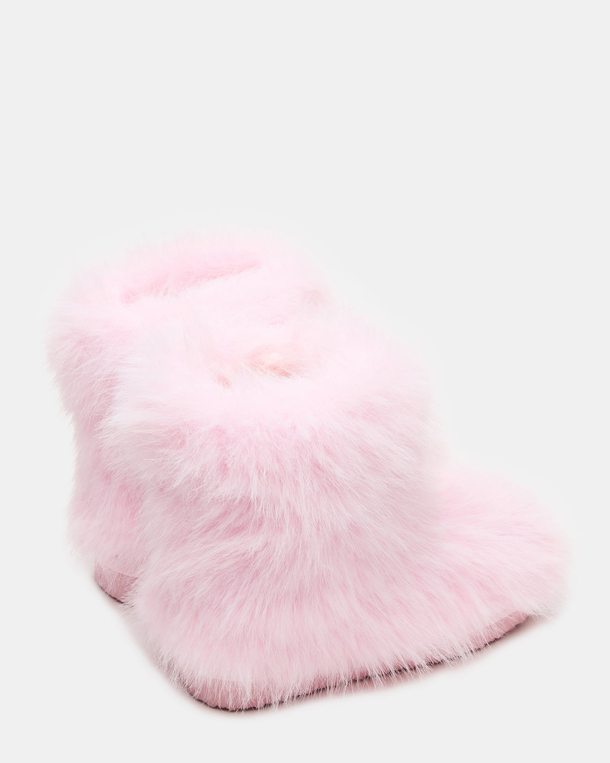 Kids' BEASTIE Pink Faux Fur Girls' Ankle Boot - Steve Madden