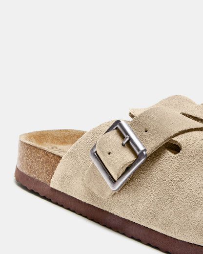 WILDERR Taupe Suede Slip-On Men's Casual Clog - Steve Madden