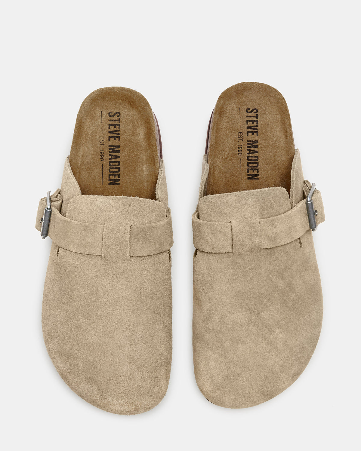 WILDERR Taupe Suede Slip-On Men's Casual Clog - Steve Madden