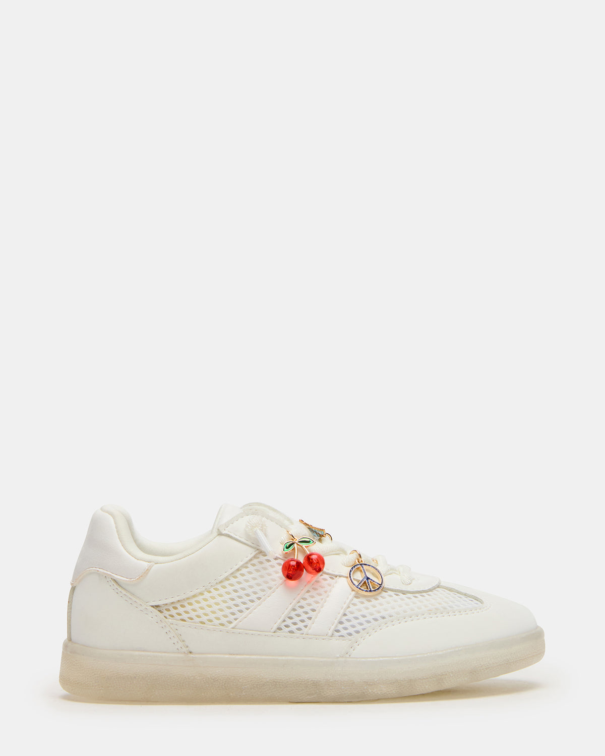 Kids' VERDICT White Multi Low-Top Lace-Up Girls' Sneaker - Steve Madden