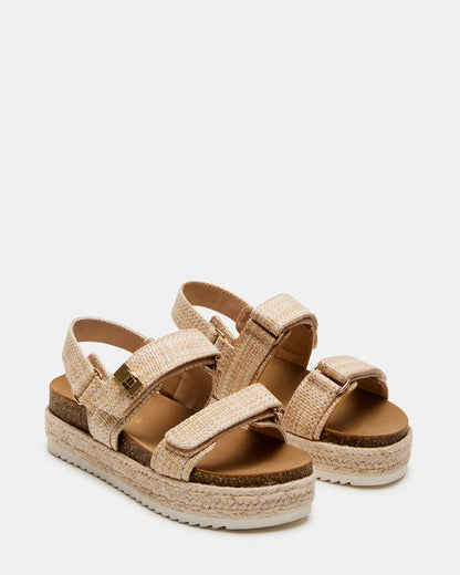 Kids' BIGMONA Raffia Girls' Platform Sandal - Steve Madden
