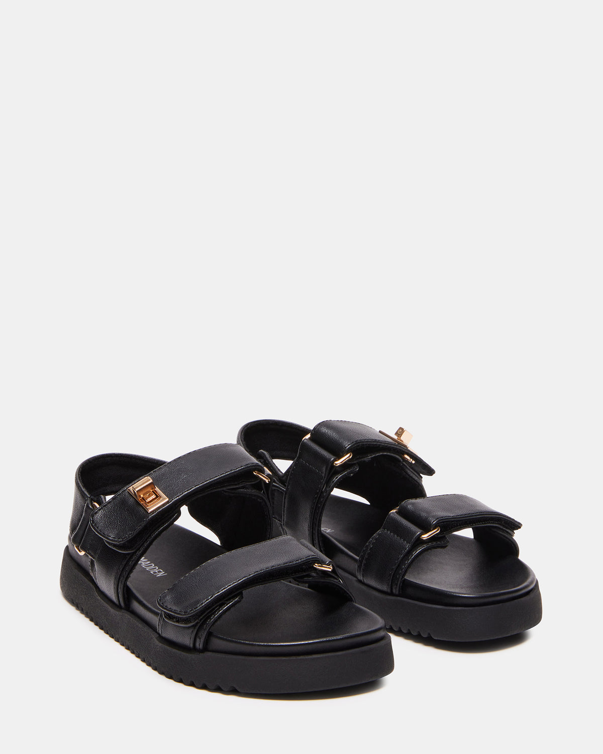 Kids' MONA Black Girls' Flatform Sandal - Steve Madden