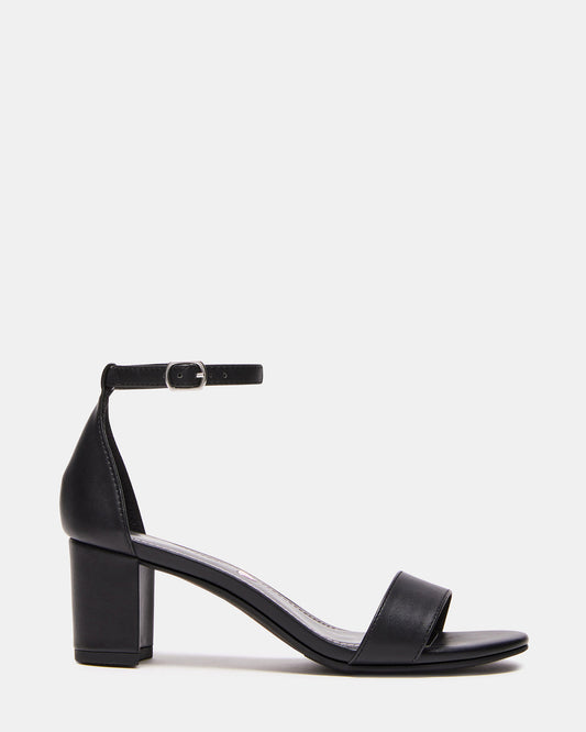 Kids' CARRSON Black Smooth Girls' Dress Heel - Steve Madden