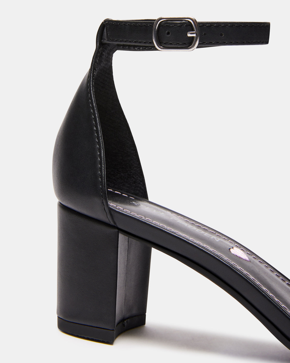 Kids' CARRSON Black Smooth Girls' Dress Heel - Steve Madden