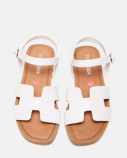 Kids' HAYDIN White Girls' Sandals - Steve Madden