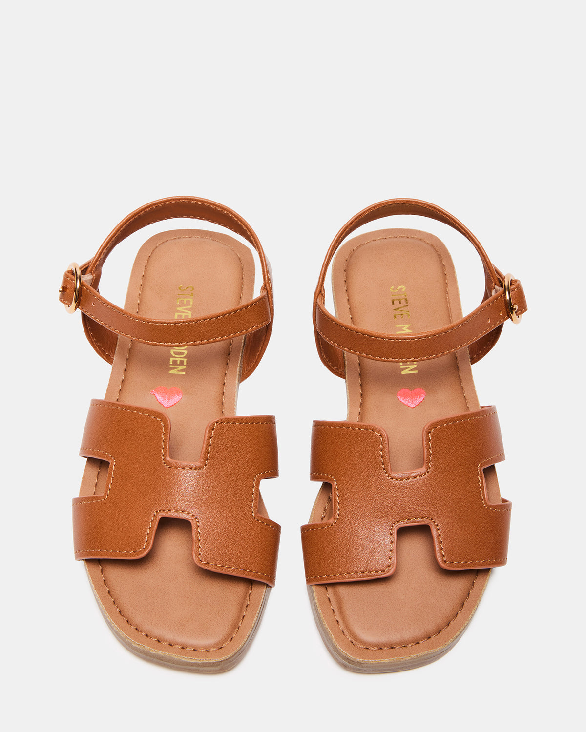 Kids' HAYDIN Cognac Girls' Sandals - Steve Madden