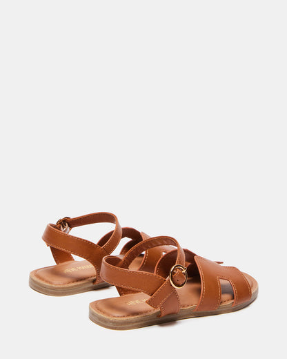 Kids' HAYDIN Cognac Girls' Sandals - Steve Madden