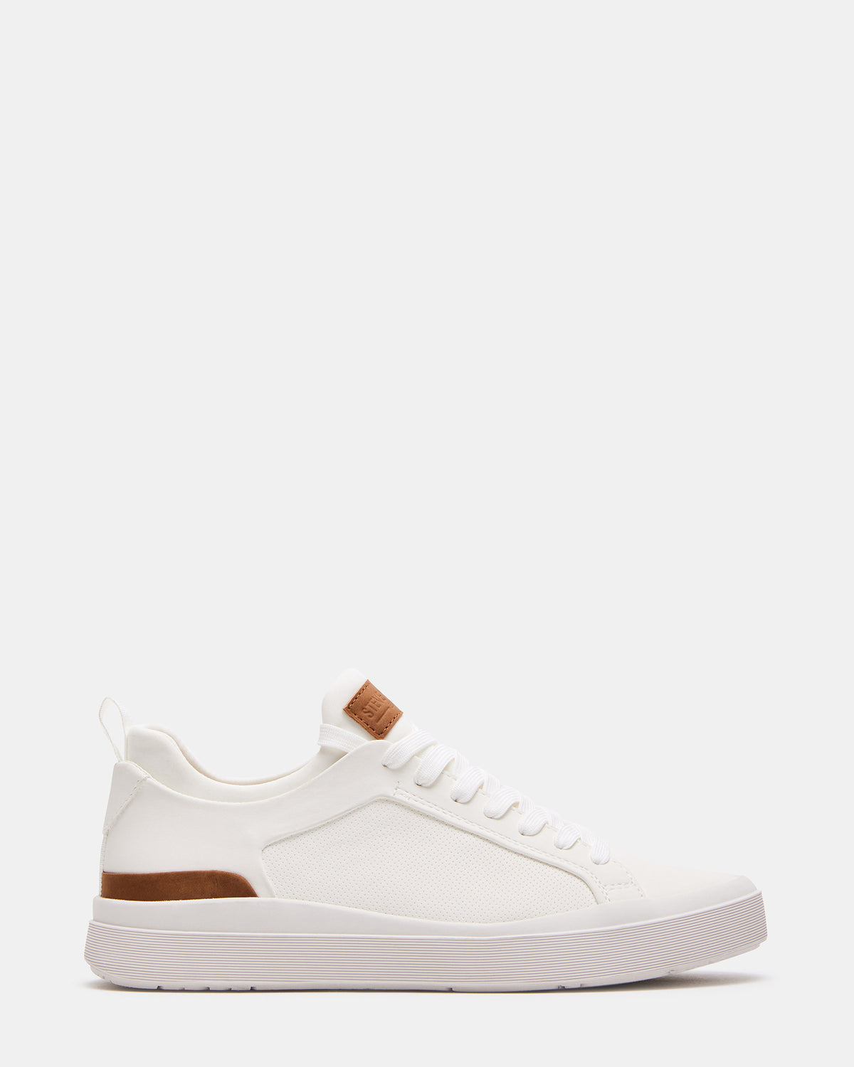 DACK White Men's Lace-Up Sneakers - Steve Madden