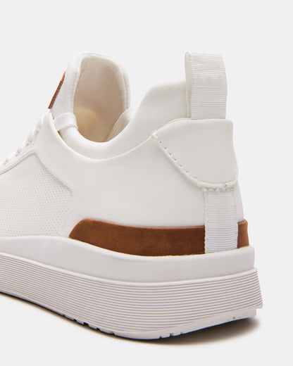 DACK White Men's Lace-Up Sneakers - Steve Madden