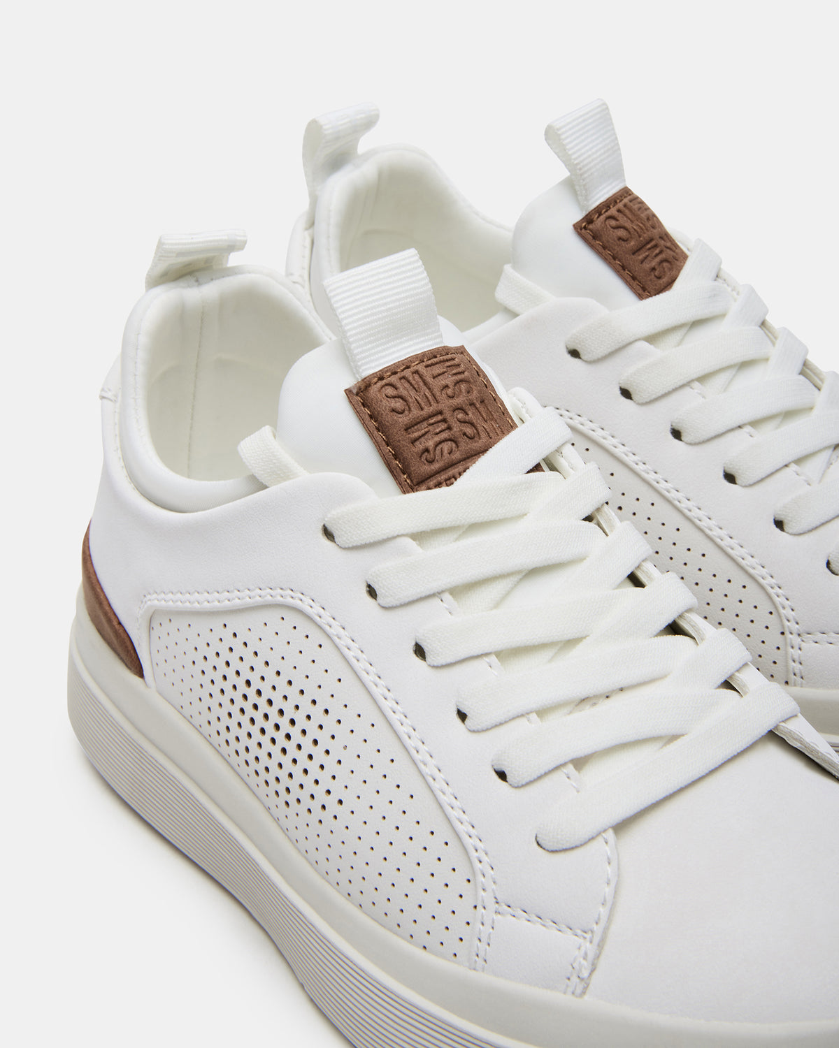 Kids' OASYS White Boys' Low-Top Lace-Up Sneakers - Steve Madden