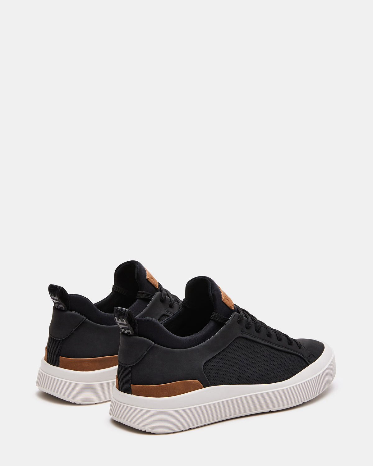 DACK Black Men's Lace-Up Sneakers - Steve Madden