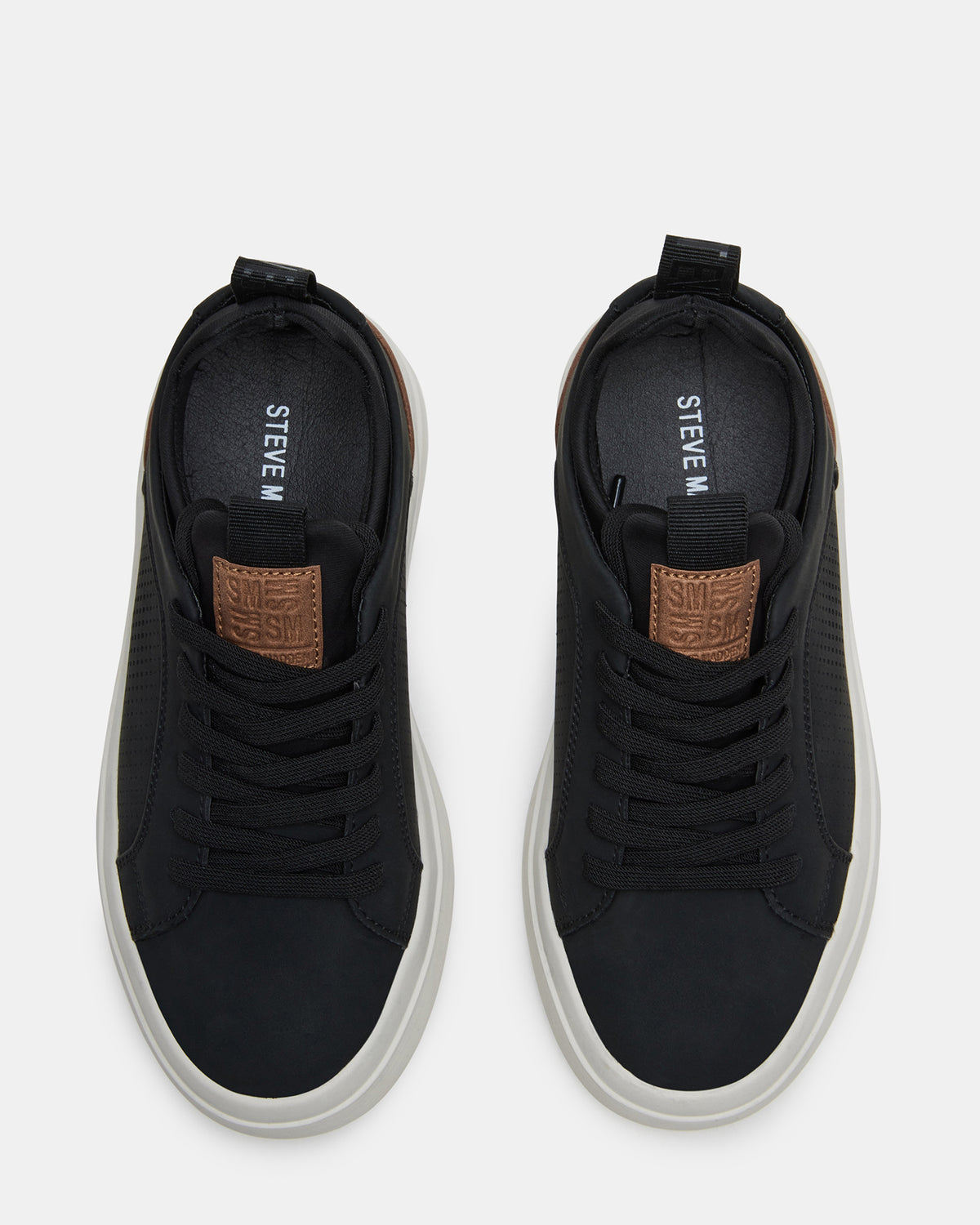 Kids' OASYS Black Boys' Low-Top Lace-Up Sneakers - Steve Madden