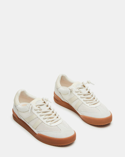 VERDICT White Multi Women's Lace-Up Sneaker - Steve Madden