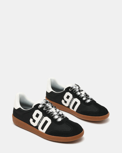 PACEY Black Multi Low-Top Lace-Up 90's Women's Sneaker - Steve Madden