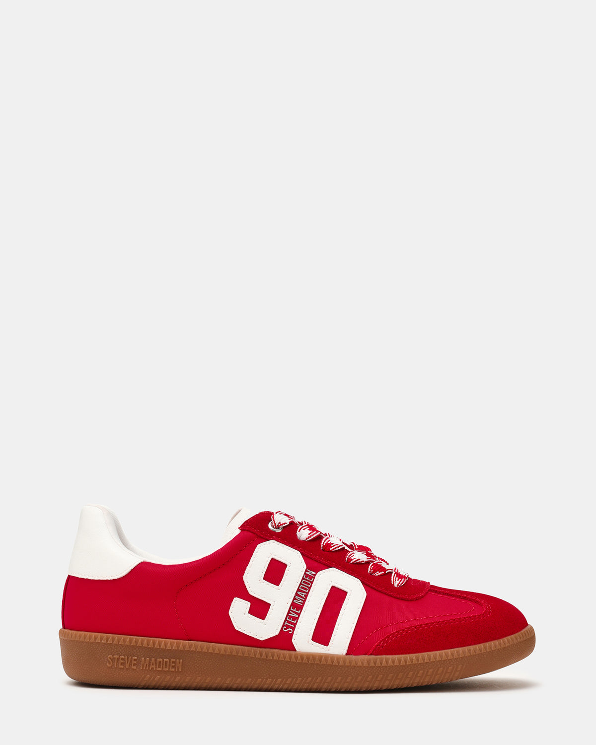 PACEY Red Multi Low-Top Lace-Up 90's Women's Sneaker - Steve Madden