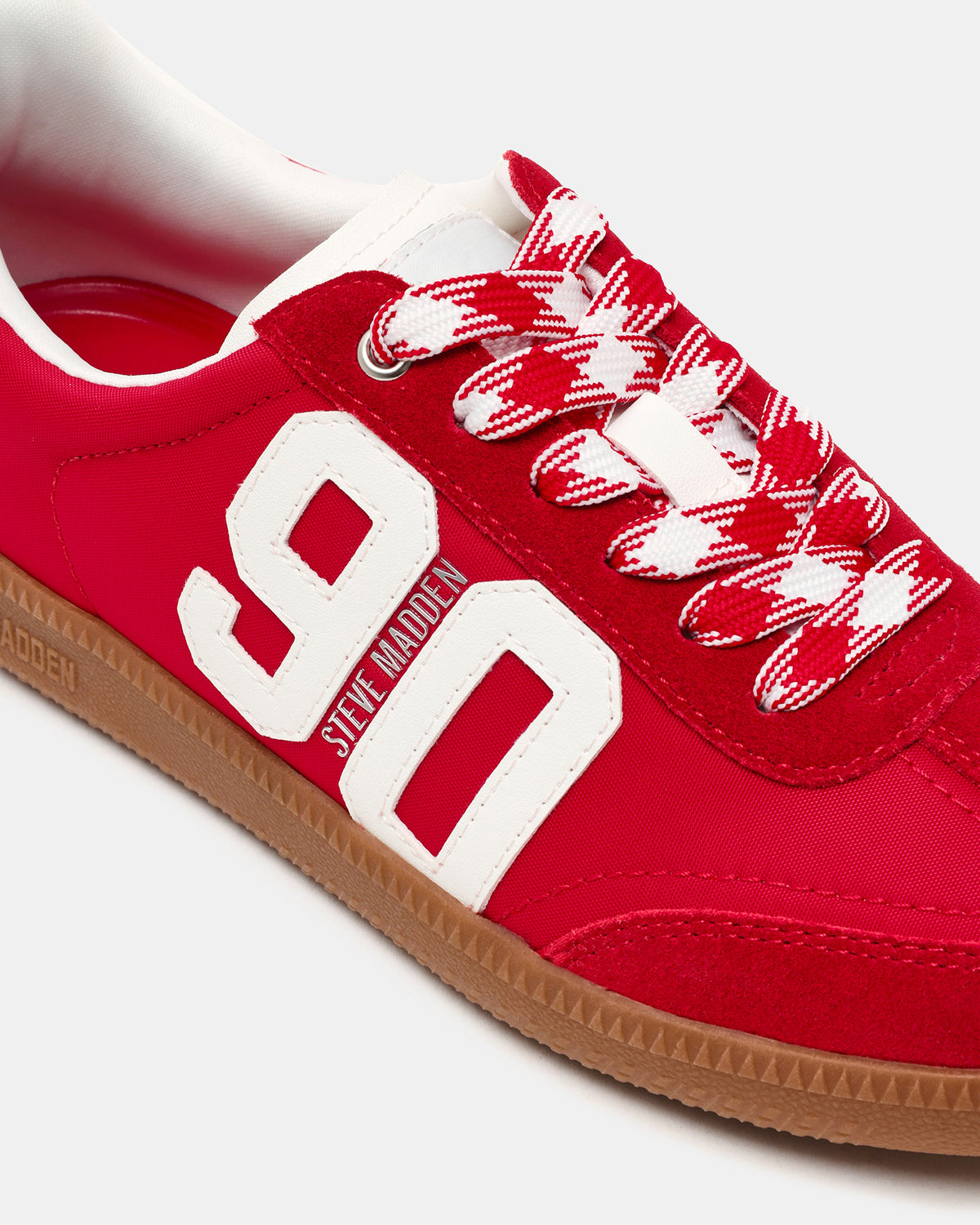 PACEY Red Multi Low-Top Lace-Up 90's Women's Sneaker - Steve Madden