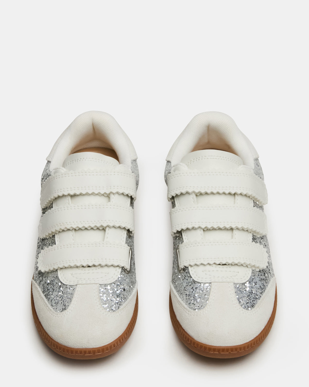 MOMENTUM Multi Glitter Velcro Low-Top Women's Sneakers - Steve Madden